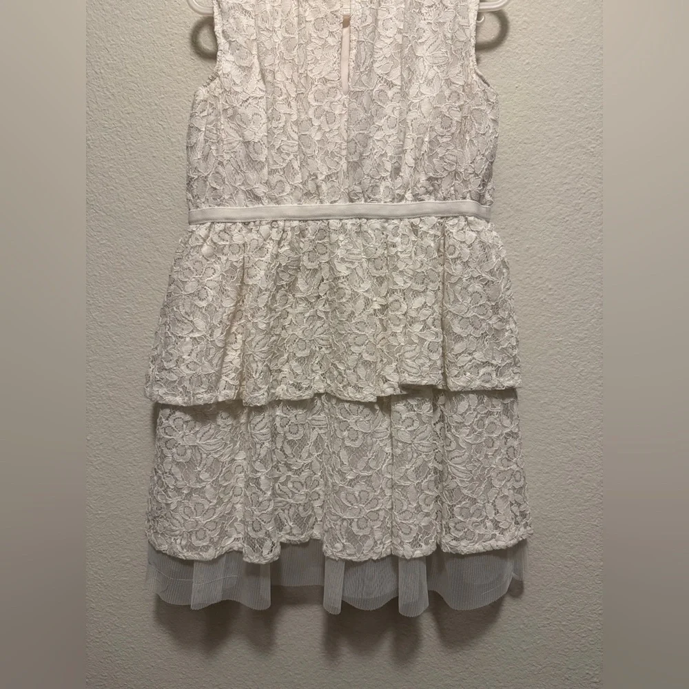 Cat & Jack lace toddler tank dress size 4T color cream